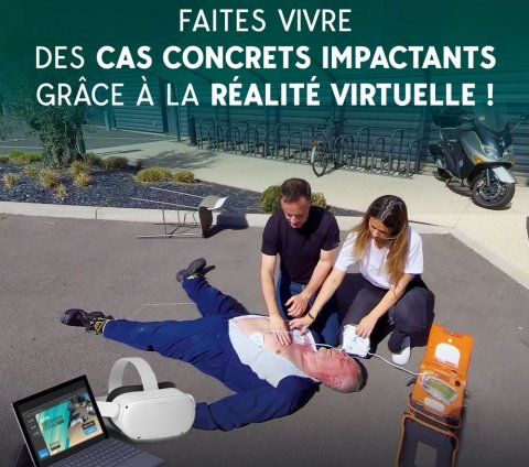 vidéos immersives pour la formation des secouristes du travail sur Paris La Défense