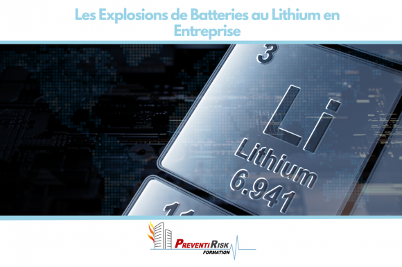 batterie lithium - incendie - feu de batterie