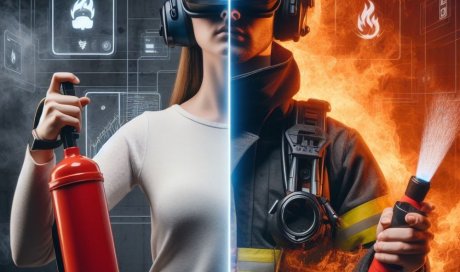 Formation incendie en réalité augmentée ou en réalité virtuelle, quelle différence ?