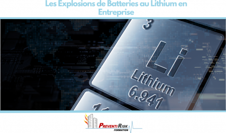 batterie lithium - incendie - feu de batterie