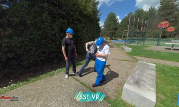 La formation sauveteurs secouristes du travail en réalité virtuelle - atelier journée sécurité interactif - PREVENTIRISK - Paris La Défense