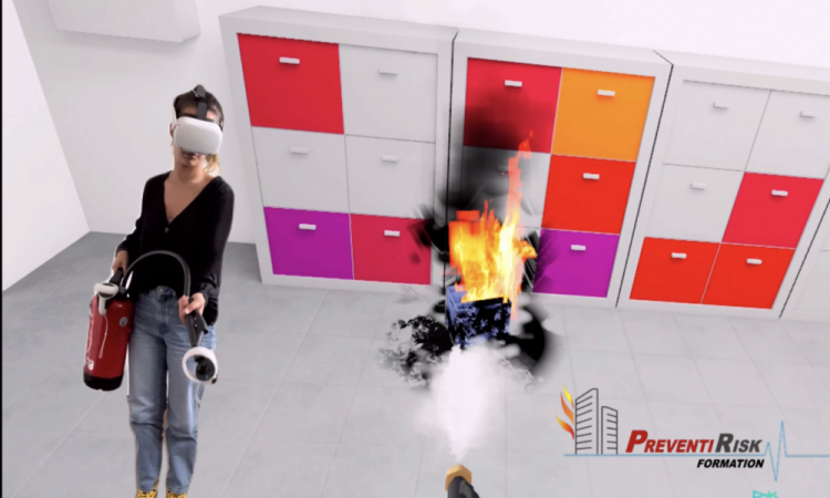 formation extincteur en réalité virtuelle sur Paris