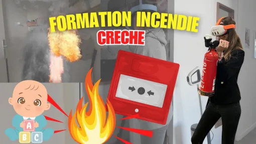 Formation évacuation incendie en crèche, Paris La Défense, PREVENTIRISK