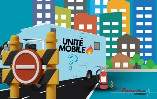 L’alternative à la formation incendie en unité mobile sur Paris, Paris La Défense, PREVENTIRISK