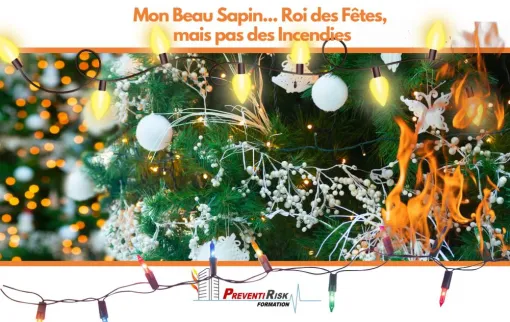 Mon Beau Sapin... Roi des Fêtes, mais pas des Incendies, Paris La Défense, PREVENTIRISK