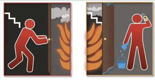 Ça brûle à la maison, fermez la porte !, Paris La Défense, PREVENTIRISK