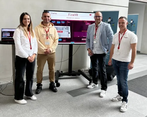 Sensibilisation aux premiers secours - risque incendie en réalité virtuelle - journée sécurité - Boulognes, Paris La Défense, PREVENTIRISK