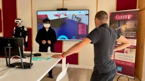 Perfectionnement de nos formateurs incendie à la réalité virtuelle sur Neuilly, Paris La Défense, PREVENTIRISK