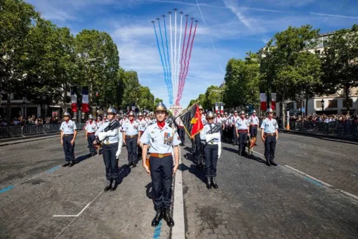 Hommage à nos camarades Sapeurs-pompiers de Paris, Paris La Défense, PREVENTIRISK