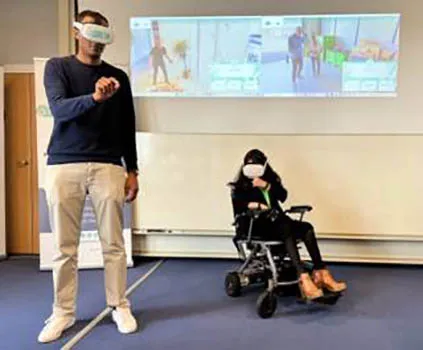 Accessibilité des ateliers premiers secours en réalité virtuelle en formation - journée sécurité, Paris La Défense, PREVENTIRISK