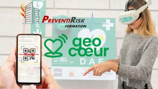 PREVENTIRISK s’associe à GEOCOEUR pour sauver des vies partout en France, Paris La Défense, PREVENTIRISK