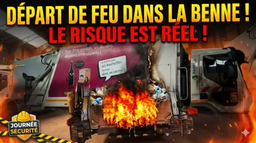 formation incendie camion benne