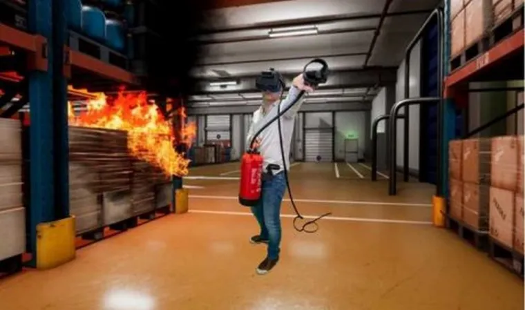 La formation incendie en réalité virtuelle au plus proche de la réalité, Paris La Défense, PREVENTIRISK