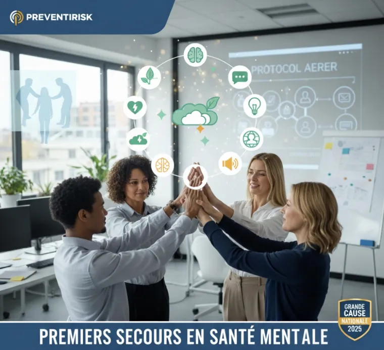 Formation Premiers Secours en Santé Mentale (PSSM), Paris La Défense, PREVENTIRISK