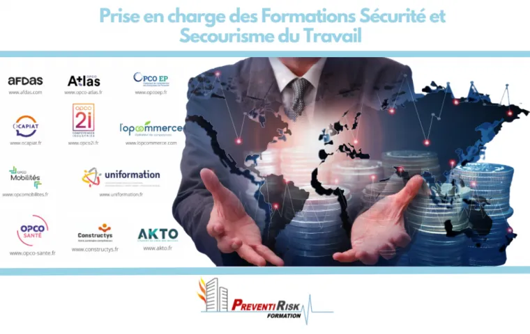 Prise en charge des Formations Sécurité et Secourisme du Travail par les OPCO, Paris La Défense, PREVENTIRISK