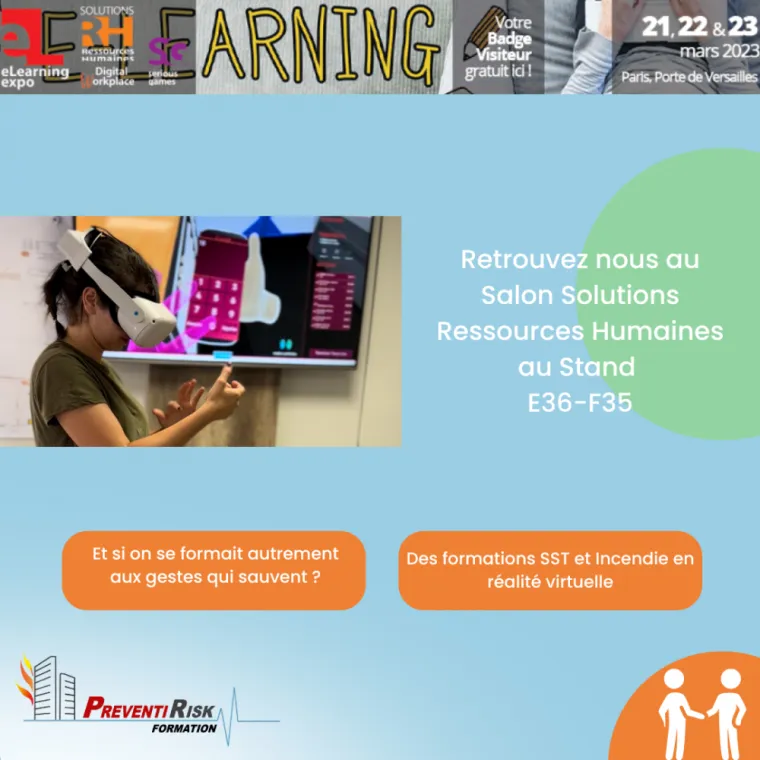 Paris Porte de Versailles - Salon Solutions RH, Paris La Défense, PREVENTIRISK