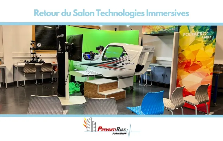 Retour du Salon immersive learning Polyaero, Paris La Défense, PREVENTIRISK