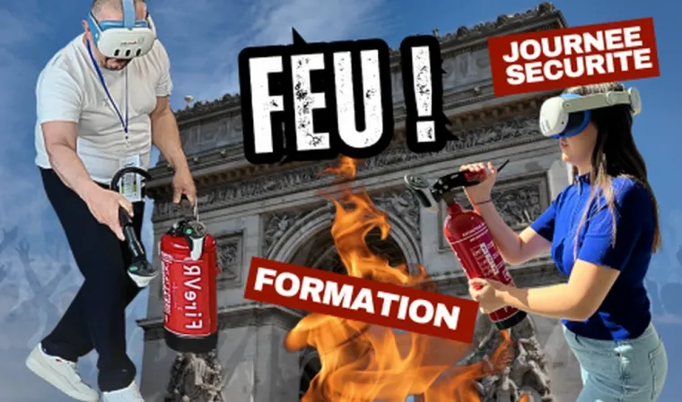 Formation Incendie en réalité augmentée, Paris La Défense, PREVENTIRISK