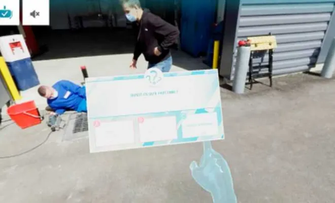 Immersion dans une situation d'accident à 360° en réalité virtuelle, Paris La Défense, PREVENTIRISK