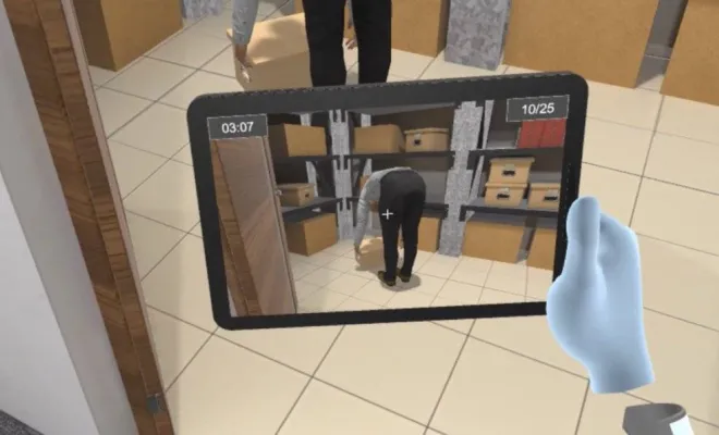 Chasse aux risques Bureaux - réalité virtuelle - journée sécurité, Paris La Défense, PREVENTIRISK