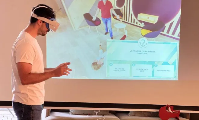 FIREVR - formation incendie - Paris La Défense - réalité virtuelle, Paris La Défense, PREVENTIRISK